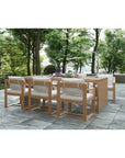 Viga Wooden Outdoor Rectangular Dining Table