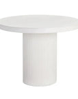 Nicolette Concrete Outdoor Round Dining Table