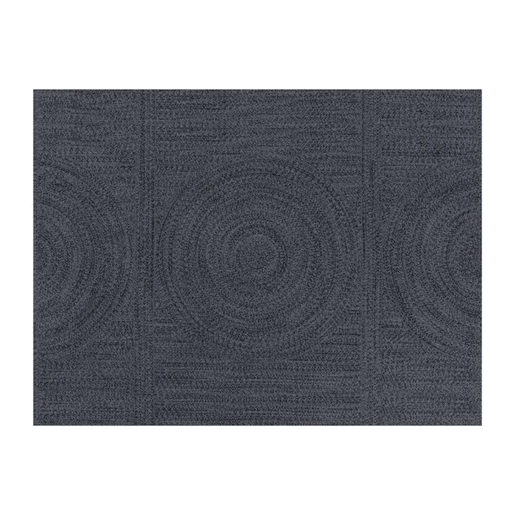 Gyre Hand-Woven Outdoor Slate Rug