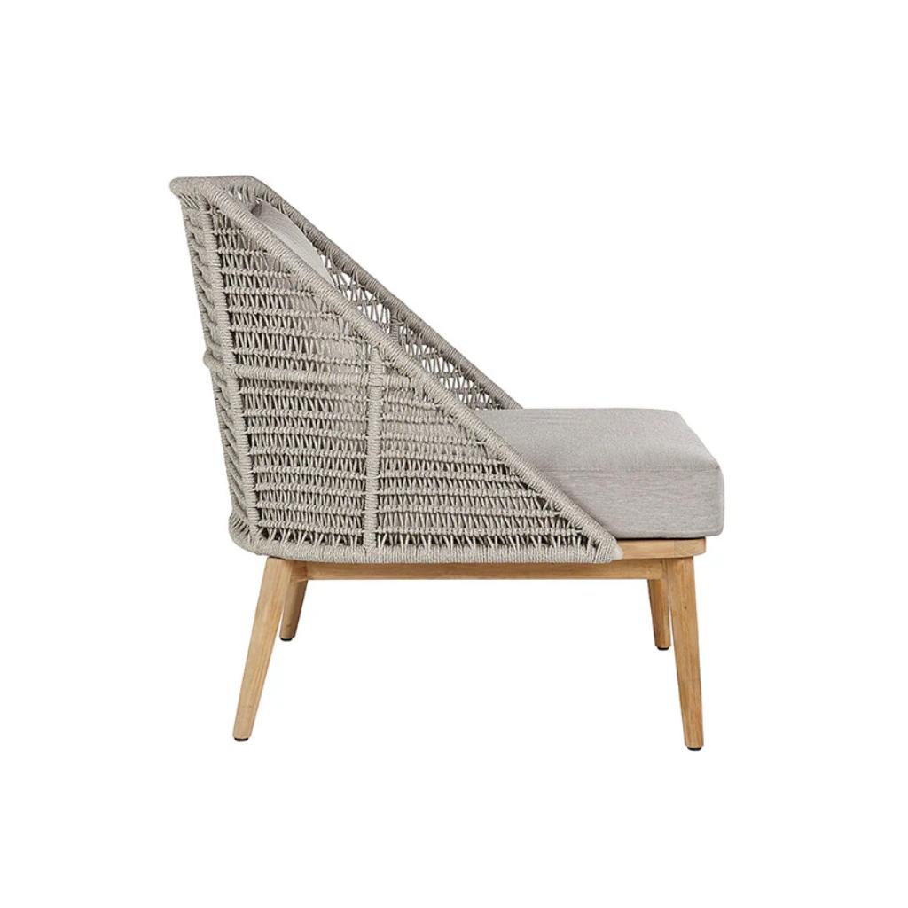 Andria Fabric Outdoor Lounge Chair