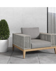 Salerno Fabric Outdoor Armchair