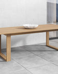 94" Tropea Wooden Outdoor Rectangular Dining Table