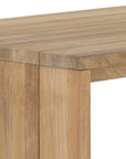 Viga Counter Table Natural Solid Teak Wood Outdoor