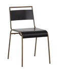 Euroa Steel Stackable Outdoor Armless Dining Chair