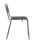 Euroa Steel Stackable Outdoor Armless Dining Chair