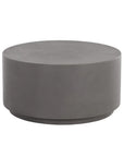 Rubin Concrete Outdoor Round Coffee Table