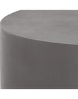 Rubin Concrete Outdoor Round Coffee Table