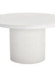 Nicolette Concrete Outdoor Round Dining Table