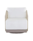 Allariz Fabric Outdoor Swivel Armchair