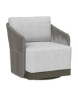 Allariz Fabric Outdoor Swivel Armchair