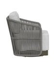 Allariz Fabric Outdoor Swivel Armchair