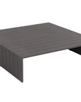 Verin Aluminum Outdoor Rectangular Coffee Table