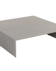 Verin Aluminum Outdoor Rectangular Coffee Table