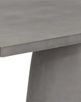 Cavallini Dining Table - Sleek Light Grey Concrete