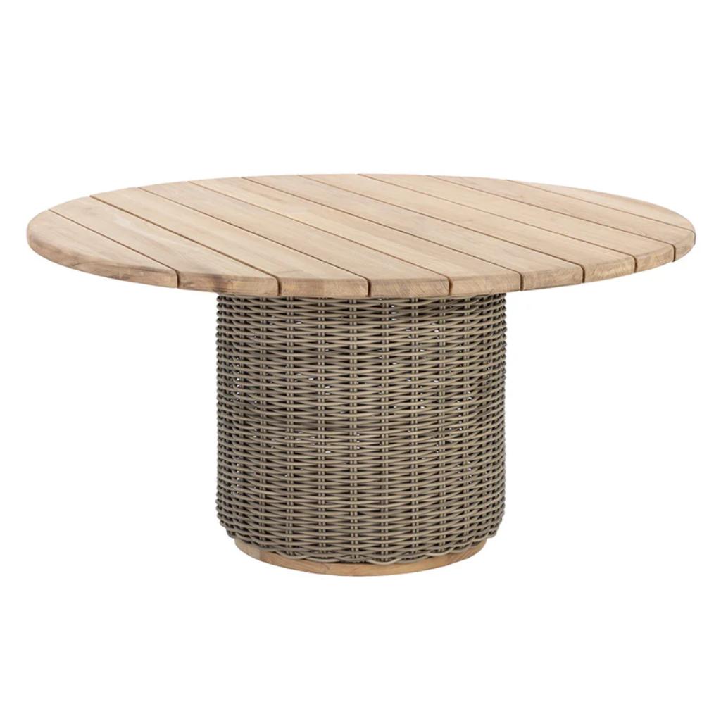 Riviera Natural Wood Outdoor Dining Table