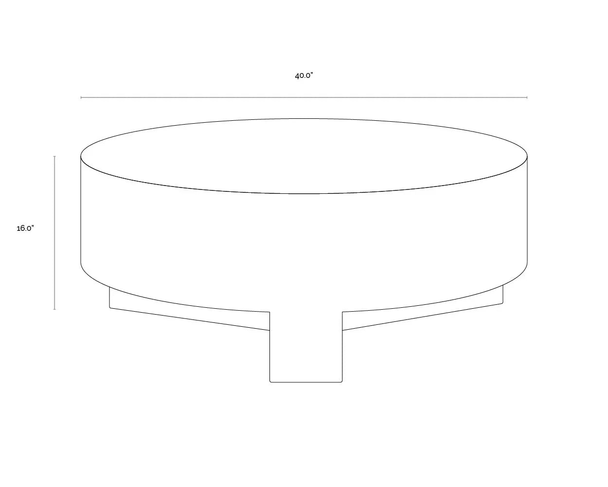 Mirella Coffee Table With White Marble Finish