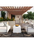 Tavira Fabric Contemporary Outdoor Armchair