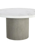 Nicolette Concrete Outdoor Round Dining Table