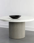 Nicolette Concrete Outdoor Round Dining Table