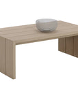 Viga Wooden Outdoor Rectangular Coffee Table