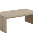 Viga Wooden Outdoor Rectangular Coffee Table