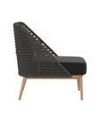 Andria Fabric Outdoor Lounge Chair