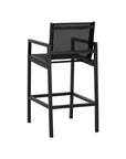 Merano Fabric Modern Outdoor Barstool