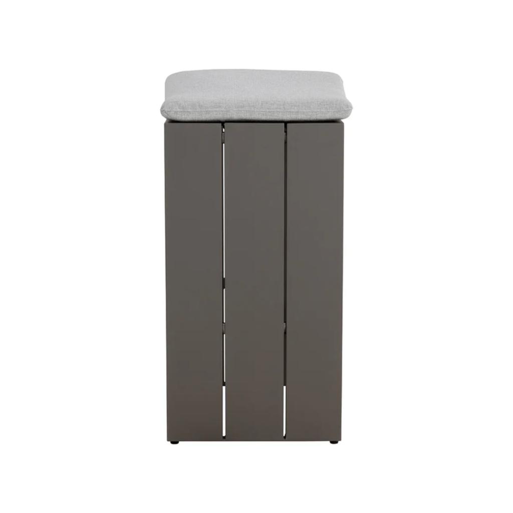 Verin Fabric Streamlined Design Outdoor Barstool