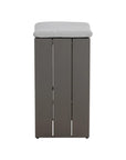 Verin Fabric Streamlined Design Outdoor Barstool