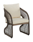 Toulon Dining Chair Stinson Cream Modern Outdoor Seating