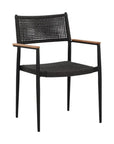 Nava Rope Stackable Outdoor Dining Armchair (Set Of 2)