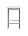 Verin Fabric Streamlined Design Outdoor Barstool