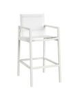 Merano Fabric Modern Outdoor Barstool