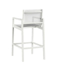 Merano Fabric Modern Outdoor Barstool