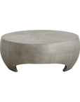 Tarsus Concrete Outdoor Round Coffee Table