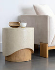 Patras End Table Contemporary Concrete Design For Outdoors