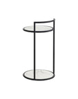 Parga Steel d Concrete Outdoor Round End Table