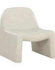 Kessel Lounge Chair Contemporary Cream Concrete Design