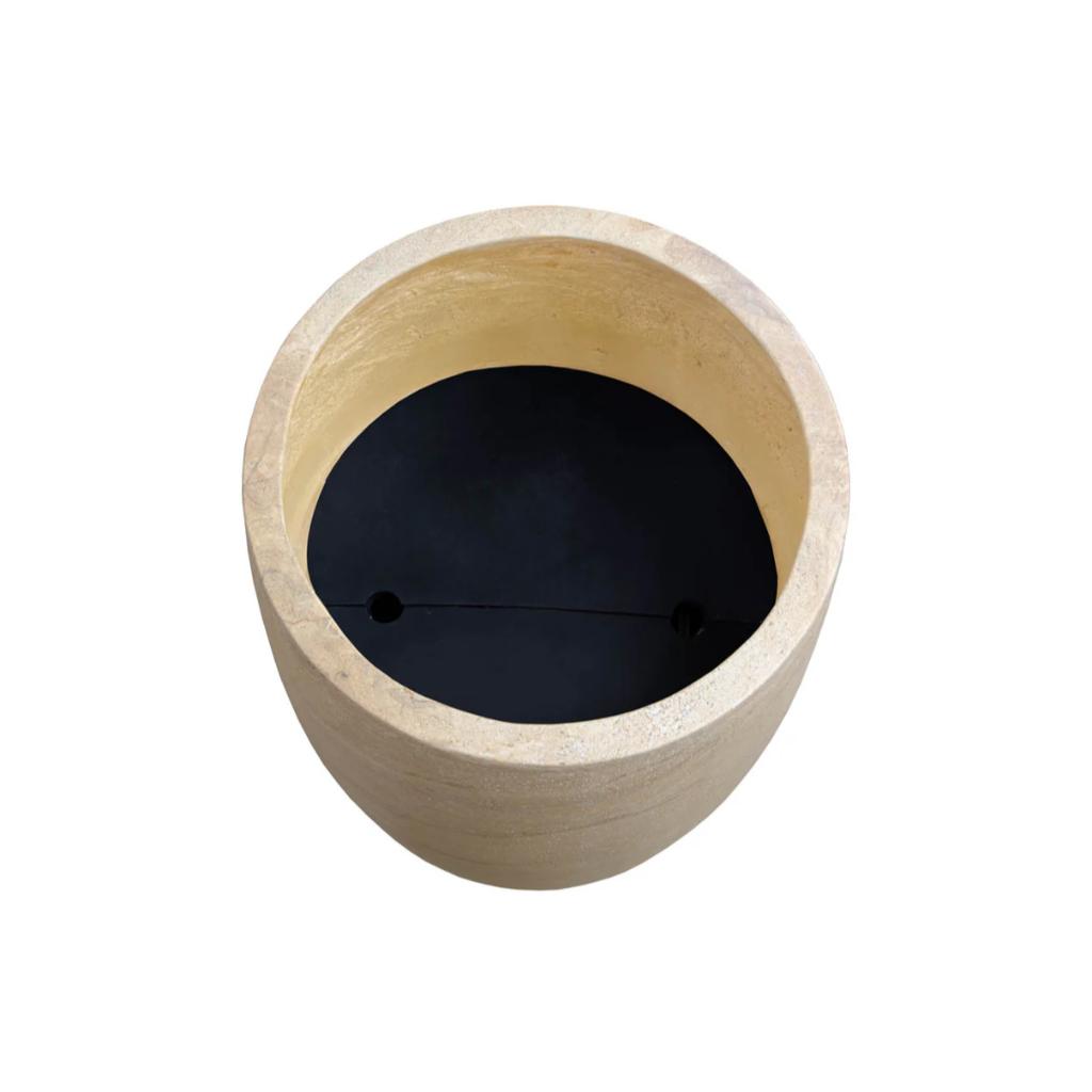 SUNPAN Aster Taupe Concrete Outdoor Planter