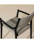 Kavala Rope Upholstered Stackable Outdoor Dining Armchair