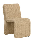 Edessa Rattan Outdoor Armless Dining Chair