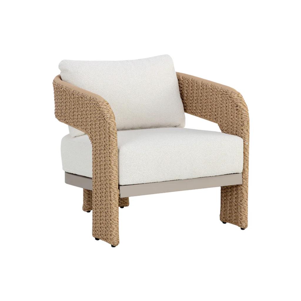 Pylos Fabric Outdoor Lounge Chair