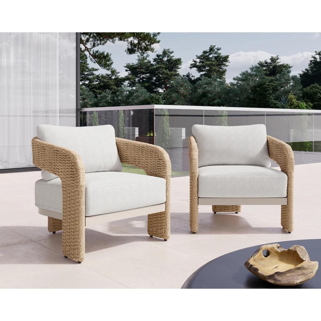 Pylos Fabric Outdoor Lounge Chair