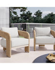 Pylos Fabric Outdoor Lounge Chair