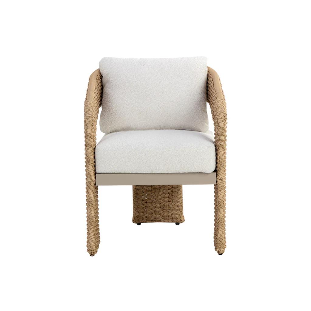 Pylos Fabric Outdoor Dining Armchair