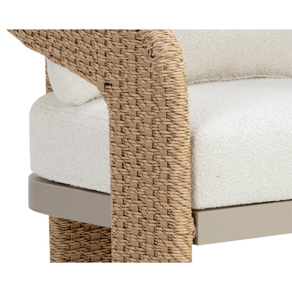 Pylos Fabric Outdoor Dining Armchair