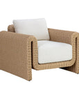 Tibi Fabric Outdoor Lounge Chair