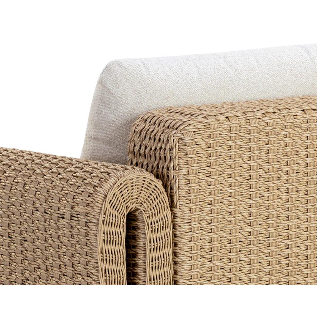 Tibi Fabric Outdoor Lounge Chair