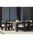 Pylos Fabric Outdoor Dining Armchair