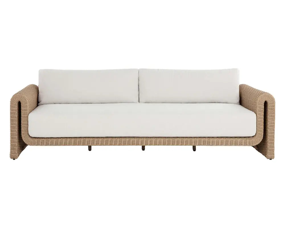 Tibi Performance Fabric Outdoor Modern Sofa